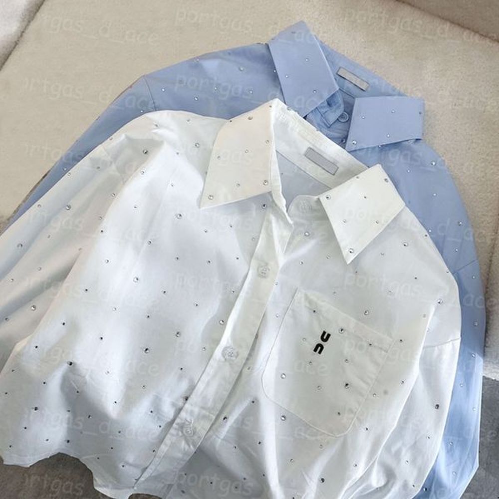 luxury women cropped shirts letters embroidered rhinestone t shirt woman