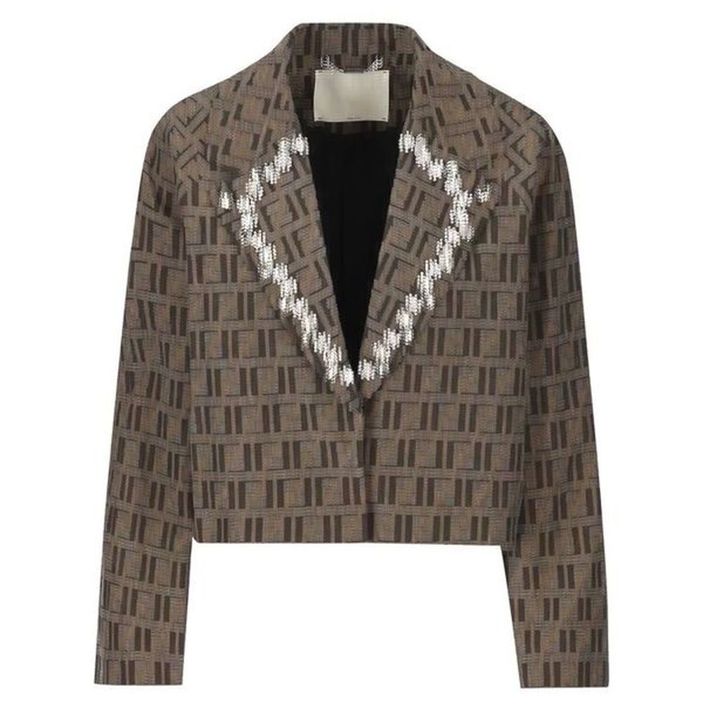 luxury women set designer skirt set blazer jacket coat short