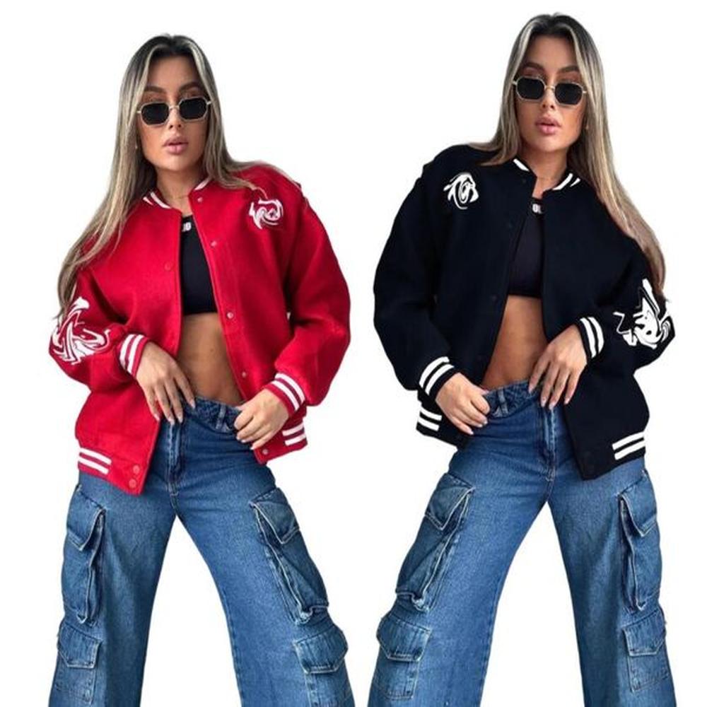 luxury womens jacket baseball clothes letter pattern long sleeve designer