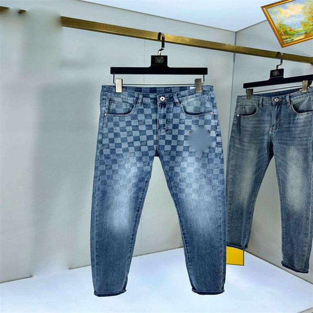 #1 Luxurys Designers Jeans Distressed France Fashion Pierre Straight Men's Biker Hole Stretch Denim Casual Jean Men Skinny Pants Elasti