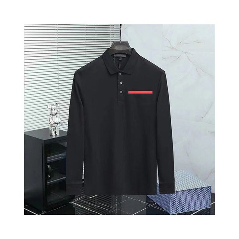 Man Designer Men's Polos T Shirt Pullover Tees Man Polo Jacket Tracksuits Long Sleeve Tshirts Sweatshirt Men Women's Sportswear Si