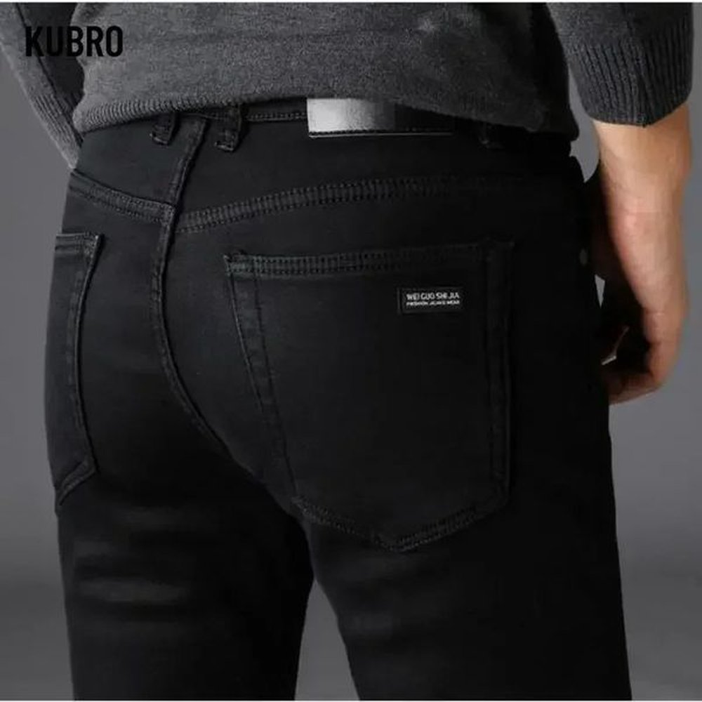Men Classic Advanced Fashion Jeans Jean Homme Man Soft Stretch Black Biker Masculino Denim Trousers Mens Pants Overalls 250211