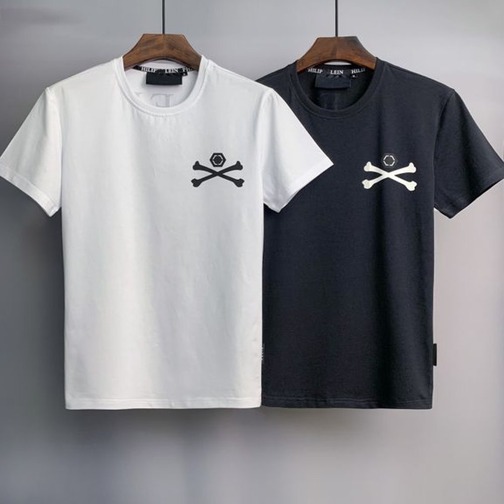 Men designer P Skull Diamond t shirt Short sleeve Dollar Brown bear Brand tee O-Neck high Quality Skulls TShirt tees top d3