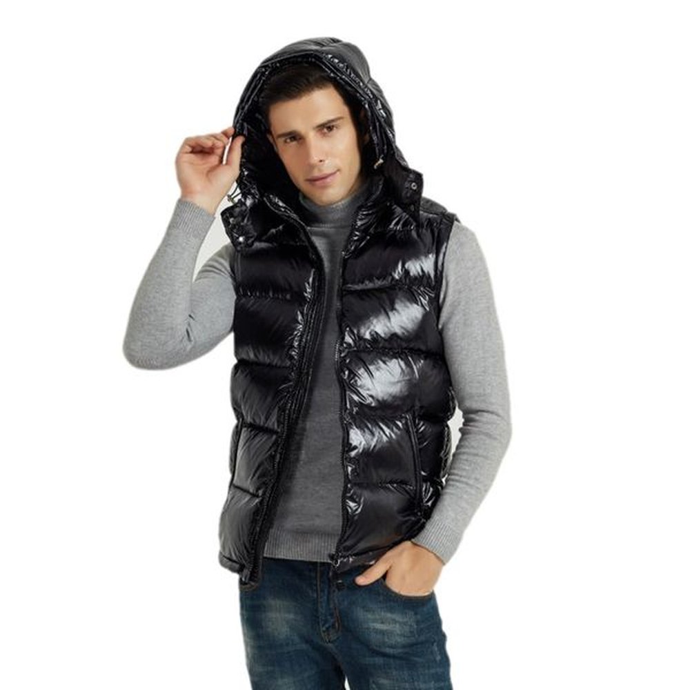 Men Down Vest Winter Jacket Designer Puffer Vests hooded Mens Waistcoat Winter Unisex Couple Bodywarmer Womens Jacket Sleeveless Outdoor War