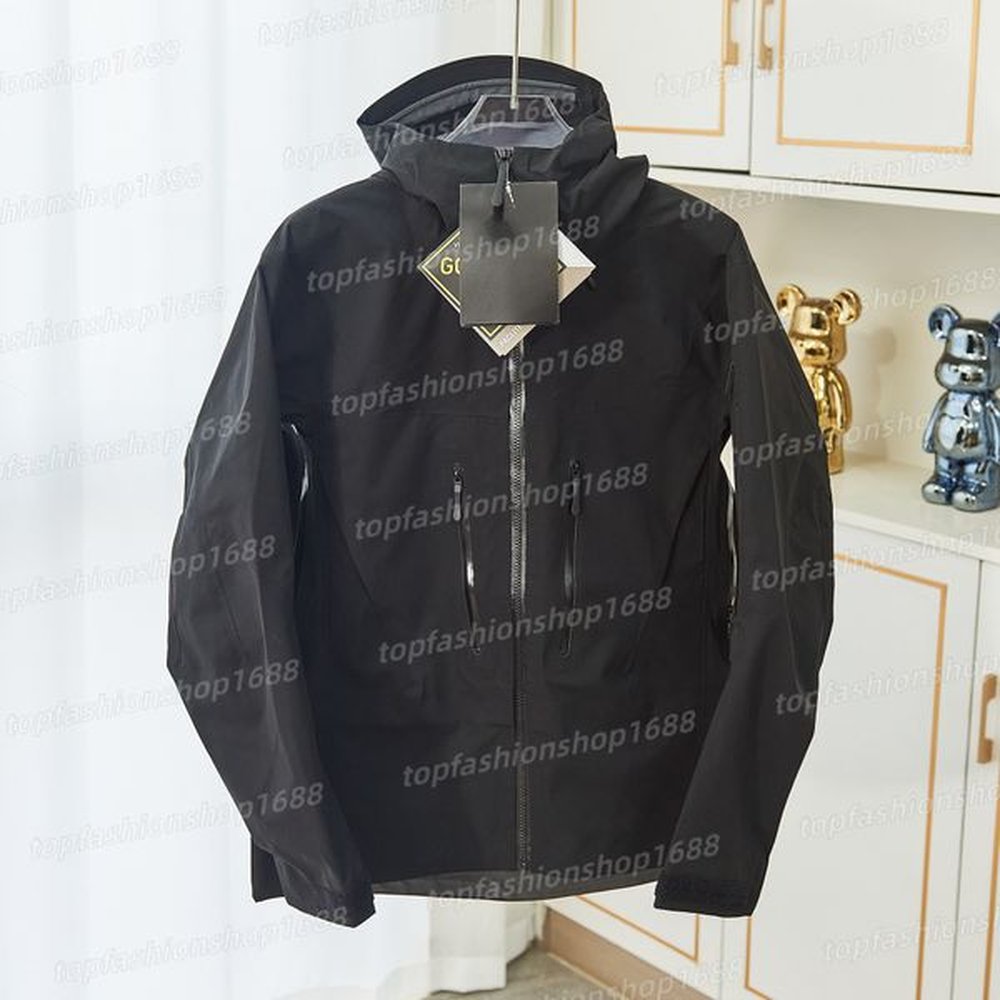 Men Jacket ARC Three Layer Outdoor zipper jackets Waterproof warm Jackets For sports Men Women SV/LT/7th GORE-TEXPRO Male Casual Lightweight