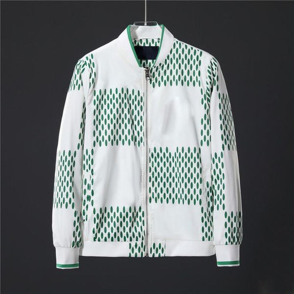 Men Jackets Designer Coat Letter Printed Zipped Jacket with Long Sleeves Casual Jacket