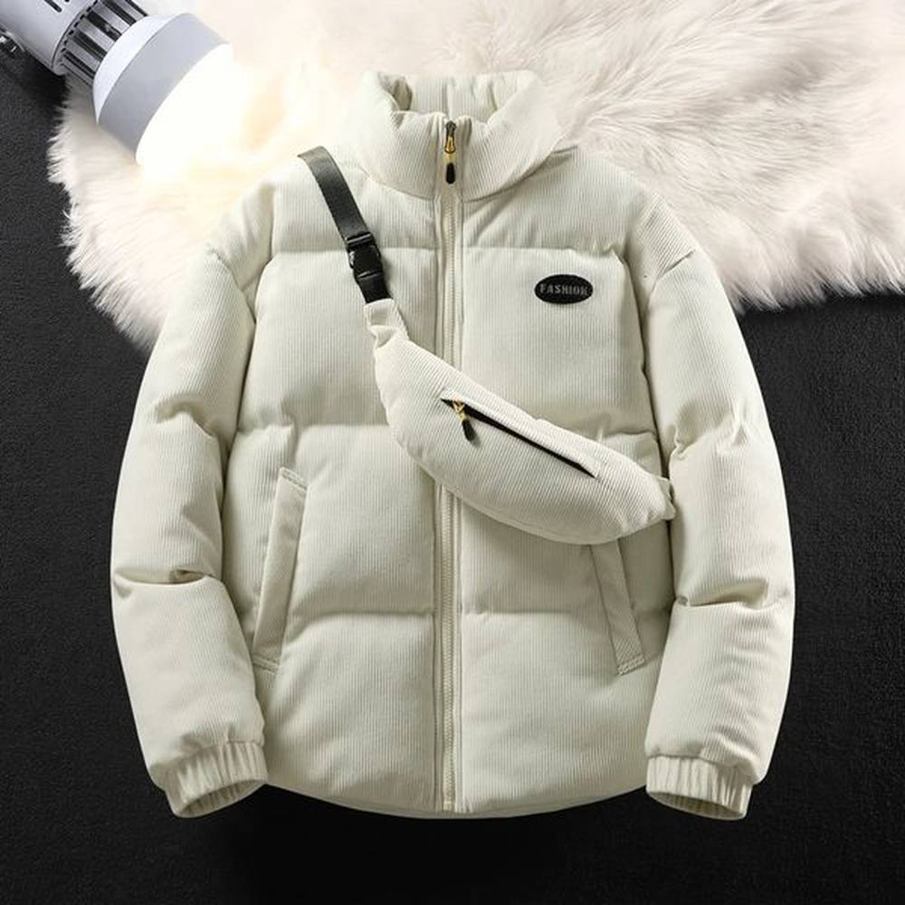 Men s Down Parkas Unisex Autumn Winter Warm Parka bags Jacket Men Fleece Casual Outerwear Mens Jackets Coats Clothes with 231110