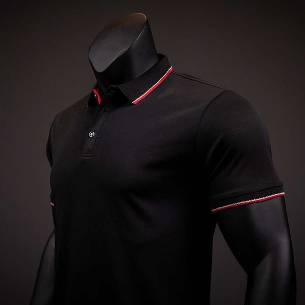Men s Polos Summer Casual Polo Shirts Mens Short Sleeve Golf Shirt Button Down Work T Shirts Quick Dry Tees Breathable Sports Pullovers 2304