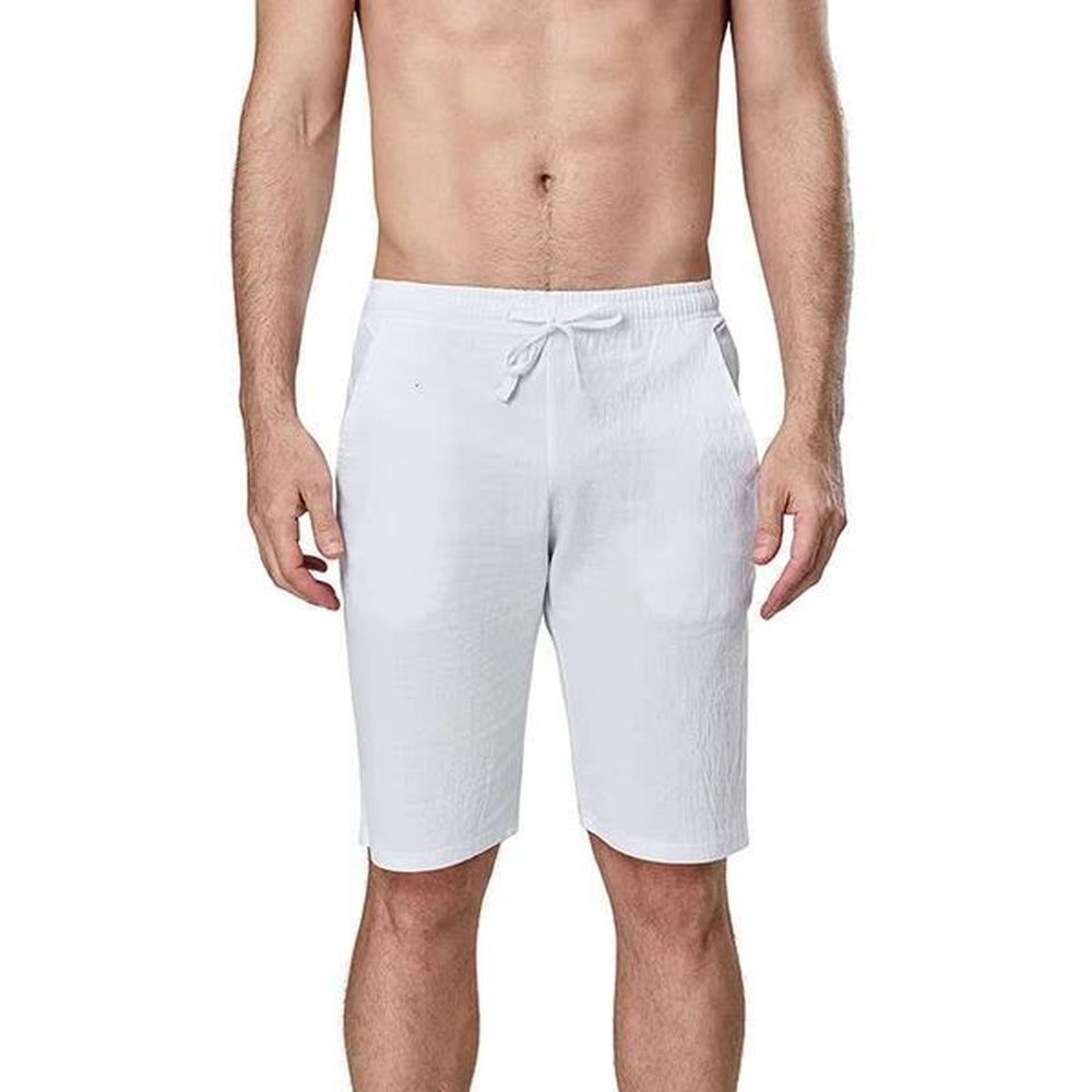 Men s Stylish Solid Color Casual Shorts with Pockets for Everyday Wear and Sports Activities R250205