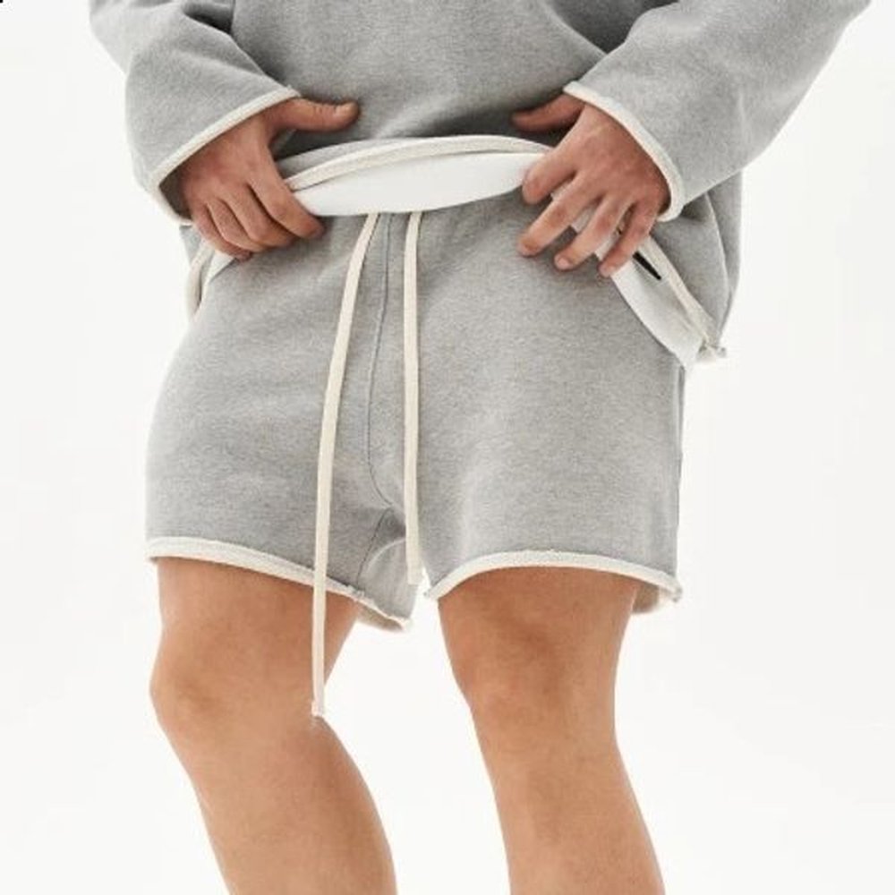 Men Shorts Casual Short Pants Ripped Cotton Gym Shorts Men Jogger Workout 250109