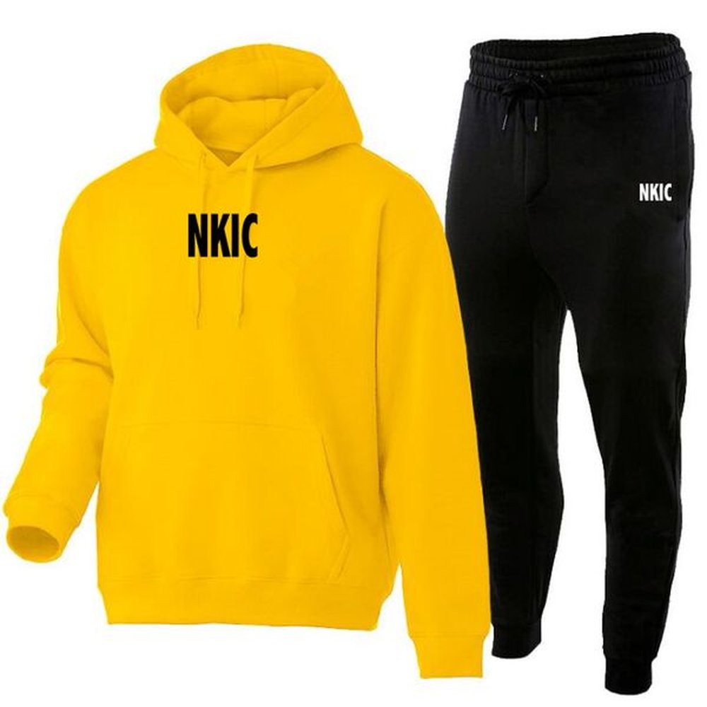 Men Sport Set Autumn Sportswear Men's Brand Tracksuit Two Piece Sets Casual Jackets Trousers Sweatsuit Running Jogging Suit Plus Size X