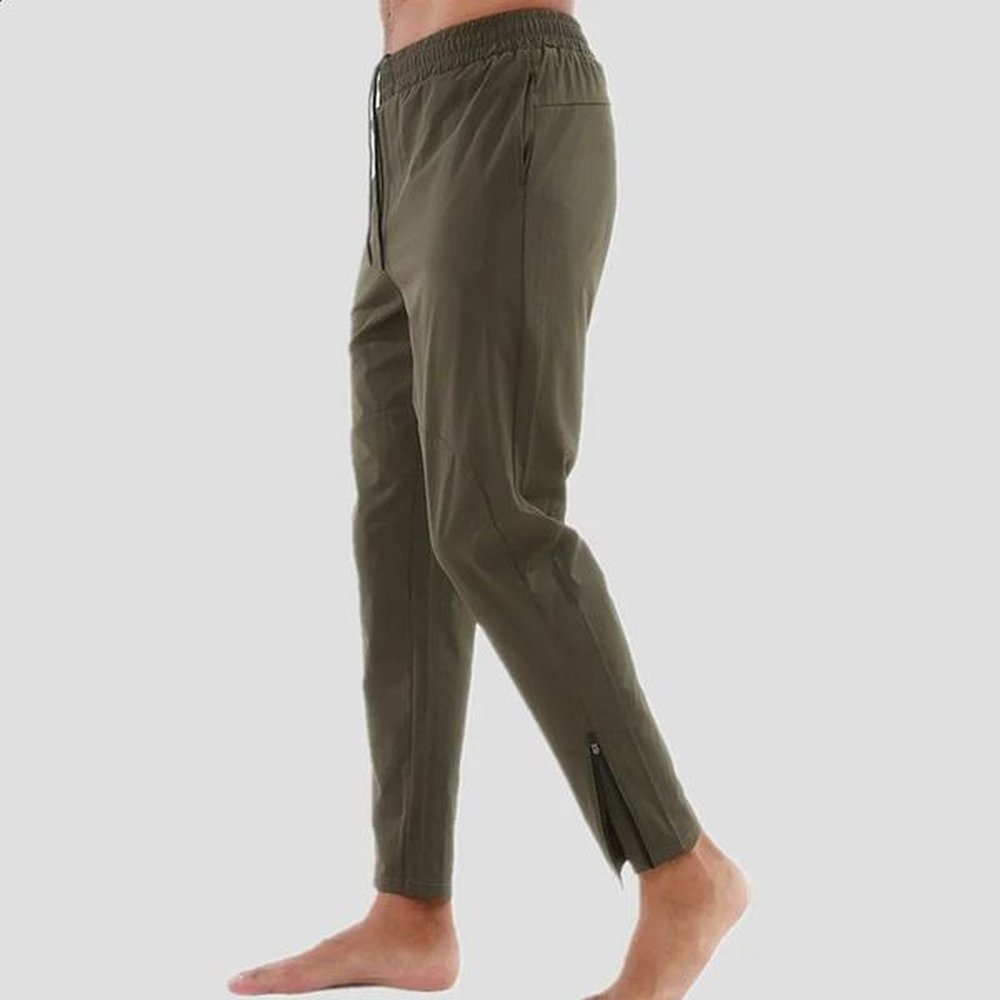 Men Spring Sport Running Pants Elastic Sportswear Jogging Sweatpants Gym Fitness Tight Trousers Quick Dry Thin Training 241230