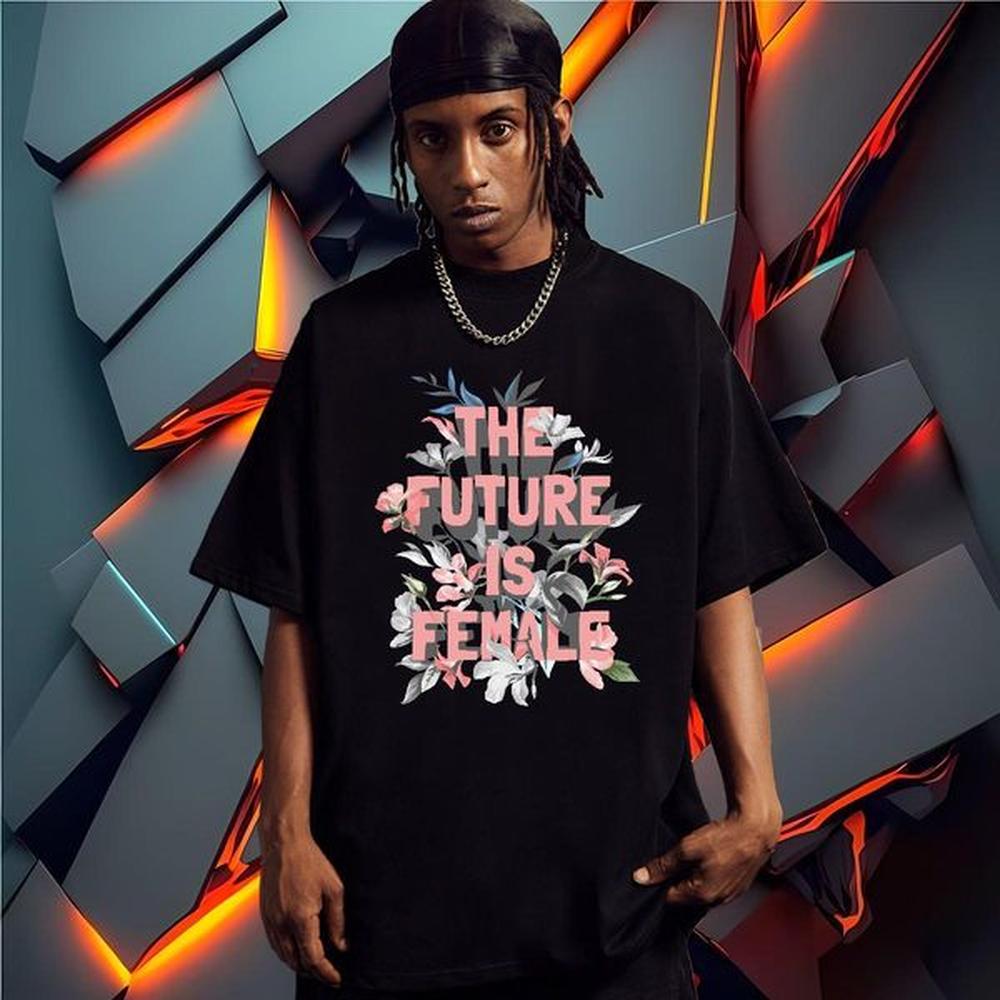 Men T Shirts 100% Cotton 230g flower Hip Hop Street Crew Neck DIY Printed Couples T Shirts Designer Fashion High Quality Tees