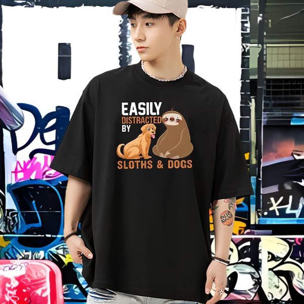 2024 Men T Shirts 230g 100% Cotton Outdoor Tops Short Sleeve O-Neck Comfortable Men Tshirts Oversized