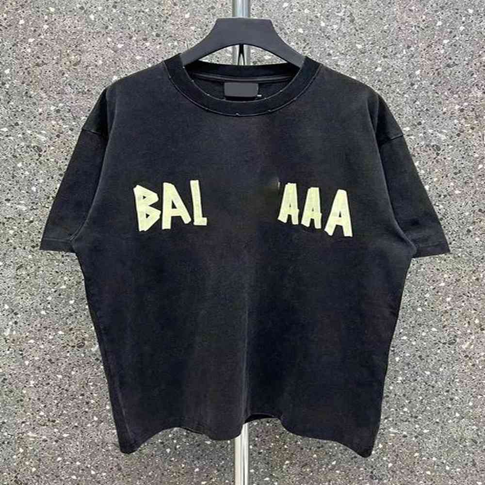 Men T-shirt Designer brand BAgas short sleeve T-shirt pullover pure cotton warm loose breathable fashion men and women y2k