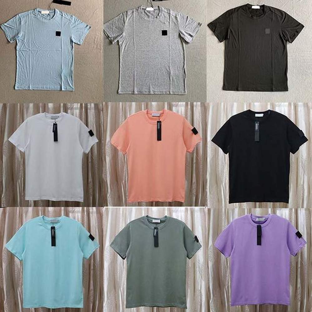 men women tshirt sweatshirt designer mens tshirts Classic basic embroidered badge loose cotton small round Breathable Crew Neck t shirt