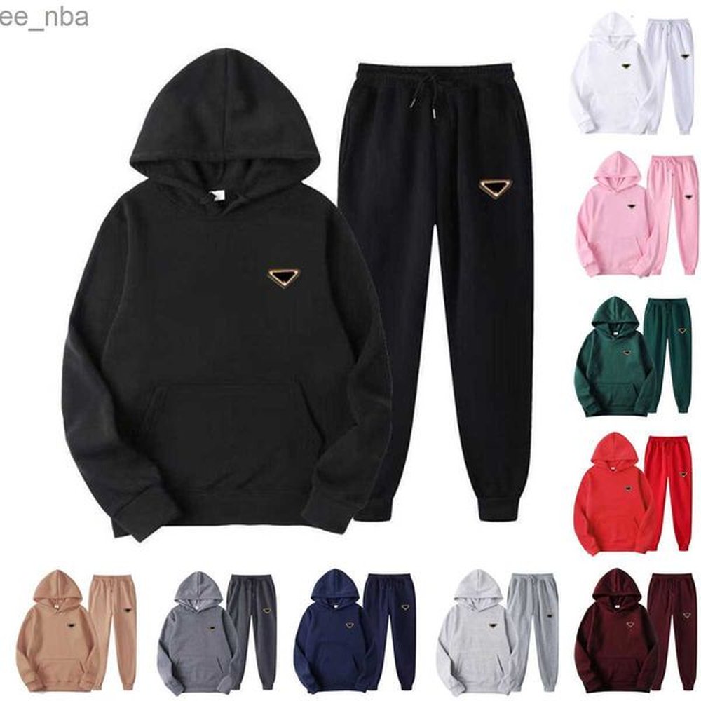 mens and womens two pieces pants tracksuits outfit high neck