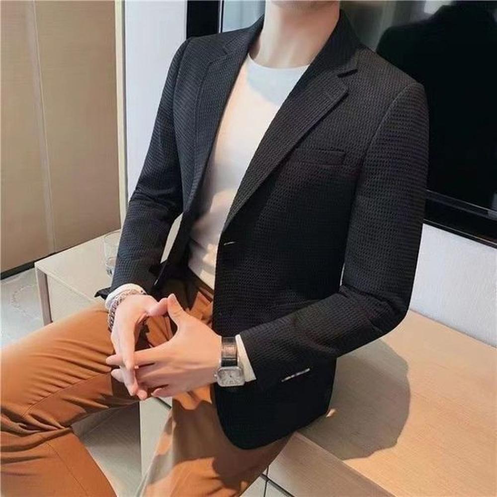 3681 Men's Autumn Casual Trendy Suit Jacket - Comfortable & Stylish Outerwear