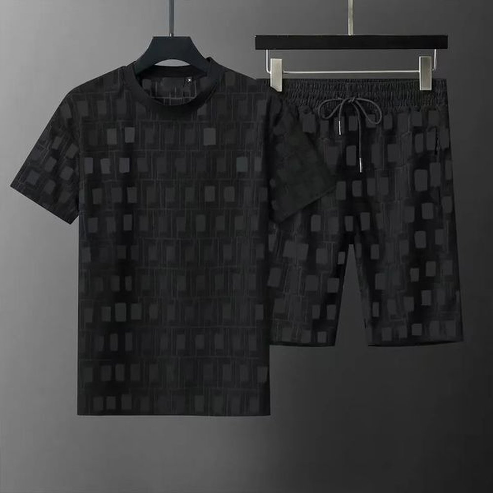Mens Beach Designers Tracksuits Summer Suits 2023 Fashion T Shirt Seaside Holiday Shirts Shorts Sets Man S 2024 Luxury Set Outfits Sportswea