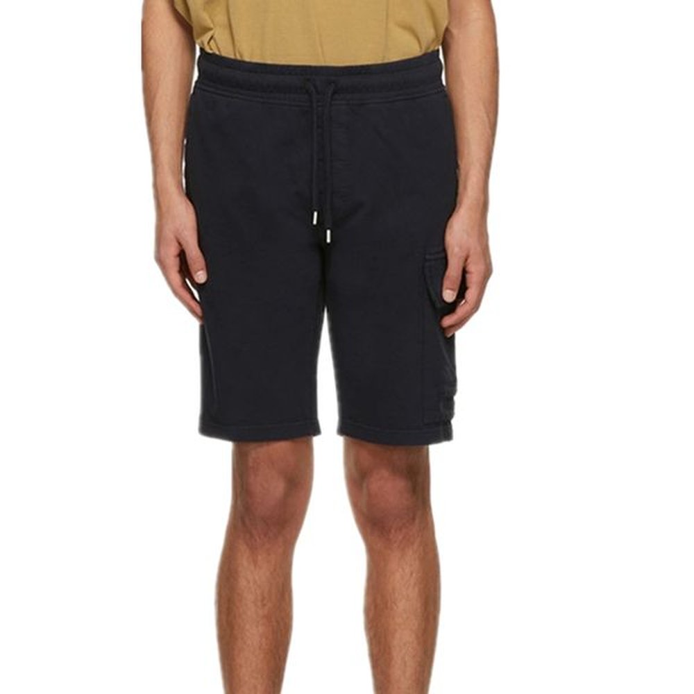 Men's Cotton Cargo Shorts Casual Drawstring Loose Fit Knee Length Sweatpants - Black, Gray, Royal Blue M-3Xl