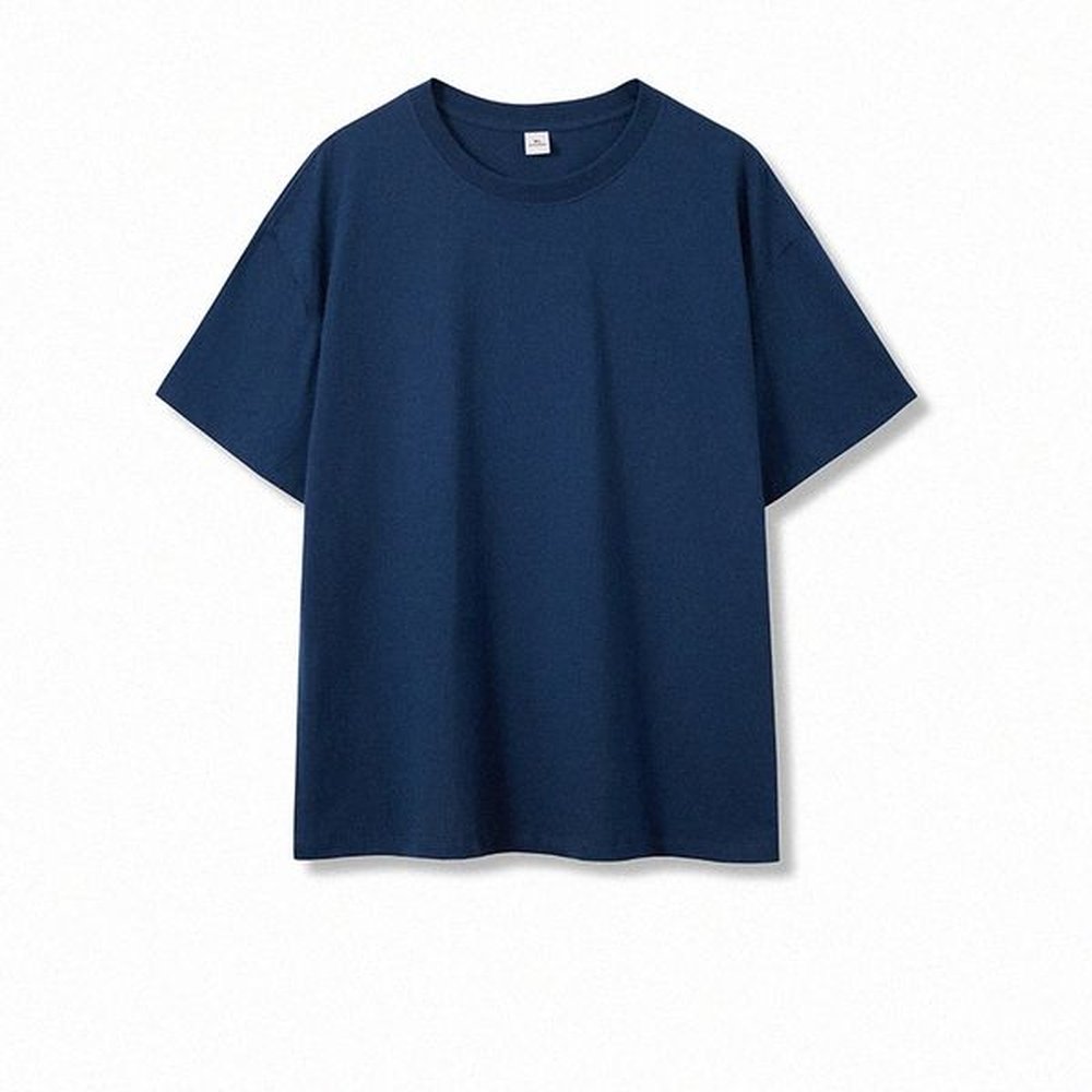 Mens Cotton T-Shirt - Red Black Green Black White Colorblock High-Quality Summer Top