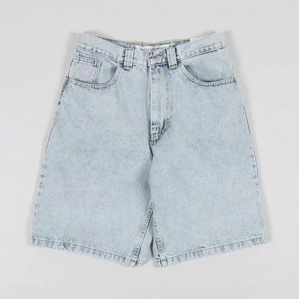 Men's Denim shorts High quality designer shorts Summer Hip hop straight pants Street baggy shorts Jeans