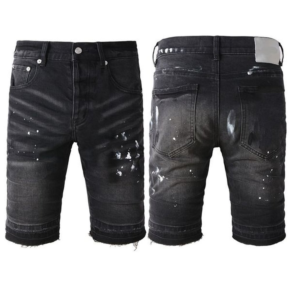 Mens Denim Shorts Jeans Designer Jean Fashion Distressed Ripped Bikers Denims cargo For Men Black Pants may323