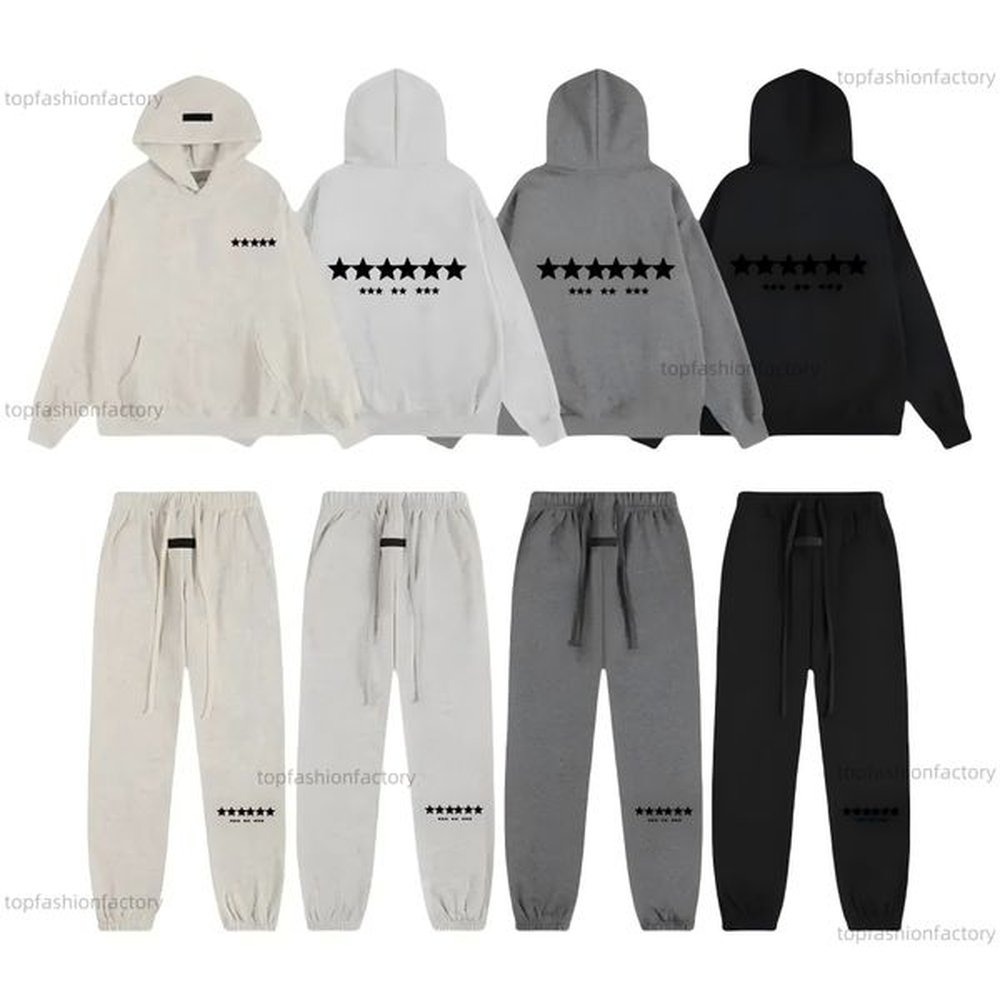 mens designer hoodie sweatshirt pants sweatpants tech fleece thick letter printed long sleeve jumper round neck loose black gray cotton pull