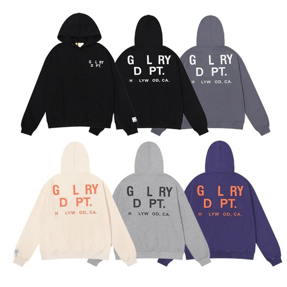 Mens Designer Hoodies Galleries Hoodie Depts Streetwear Pullover Sweatshirts Cotton Unisex Long Sleeve Hoody High Street 5 Colors Oversized