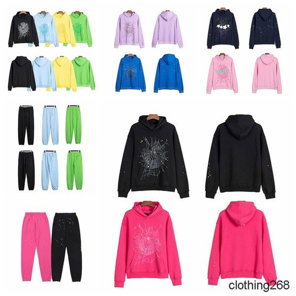 Mens designer 555 Hoodies spider hoodie shirts Angel Woman Fashion 555555 Letters Sweatshirts Hoodie Puff Print Pullovers US size S-XL