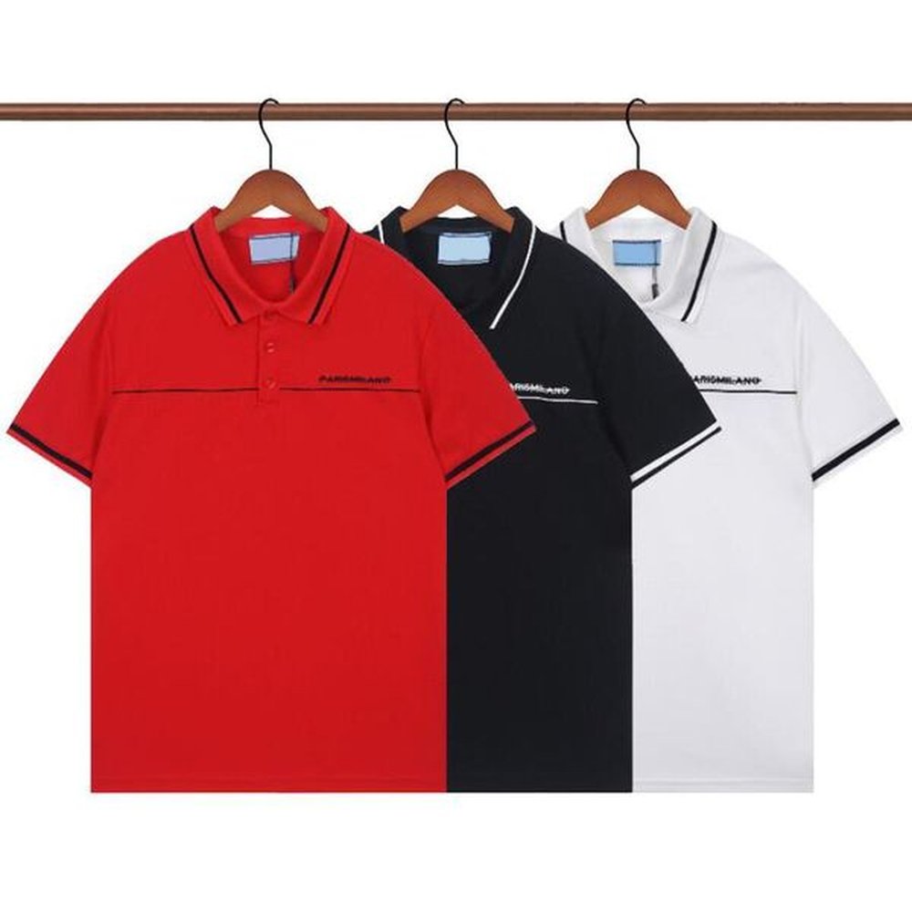 Mens Designer Polos Fashion Letters Embroidery Polo Shirts Summer Men Women T shirts Casual Tee Tops M-3XL Optional