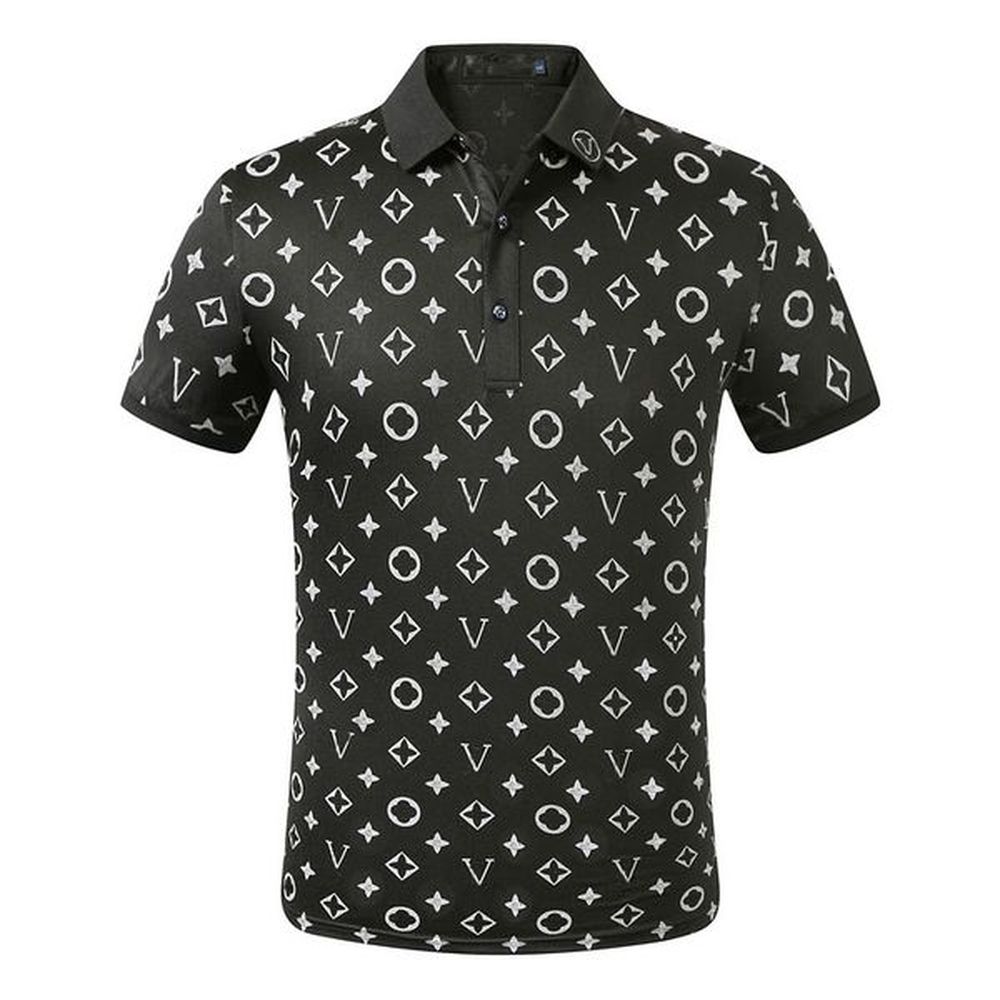 Mens Designer Polos Shirts For Man High Street Italy Embroidery Garter Snakes Little Bees Printing Brands Clothes Cottom Clothing Tees