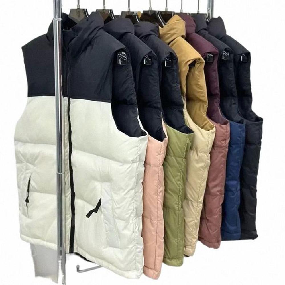 mens designer puffer graphics mensdesigner vest weste waistcoat feather material loose fashion trend couple coat gilet size s m l xl xxl o98