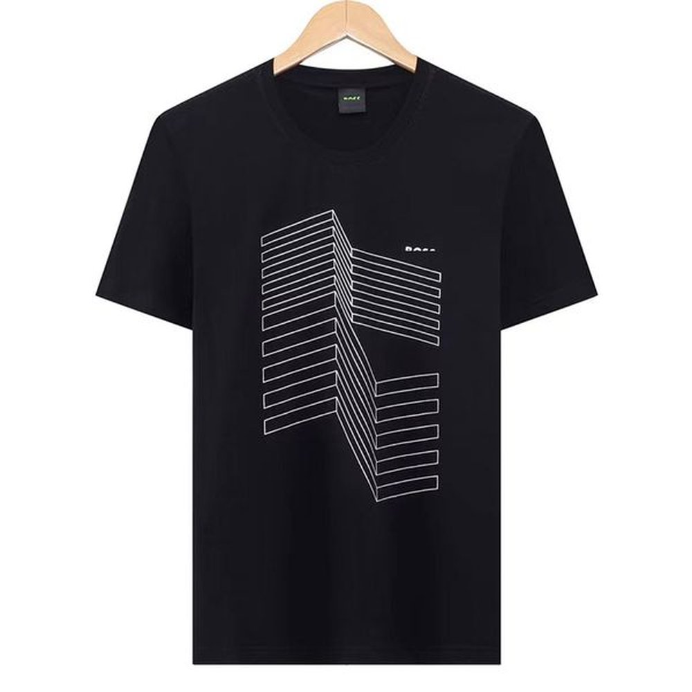 Mens Designer Shirt BOSSBOSS T Shirt Luxe Shorts Sleeve Luxury Tshirts BOSSS Tee Round Neck Short Sleevedshirt Casual Shirts Tees Men Design