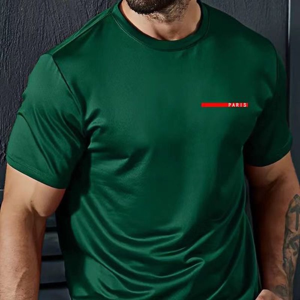 Mens Designer T-shirt Casual Mens T-shirt Womens T-shirt Triangle label red tape letter 3D stereoscopic print short sleeve best-selling luxu