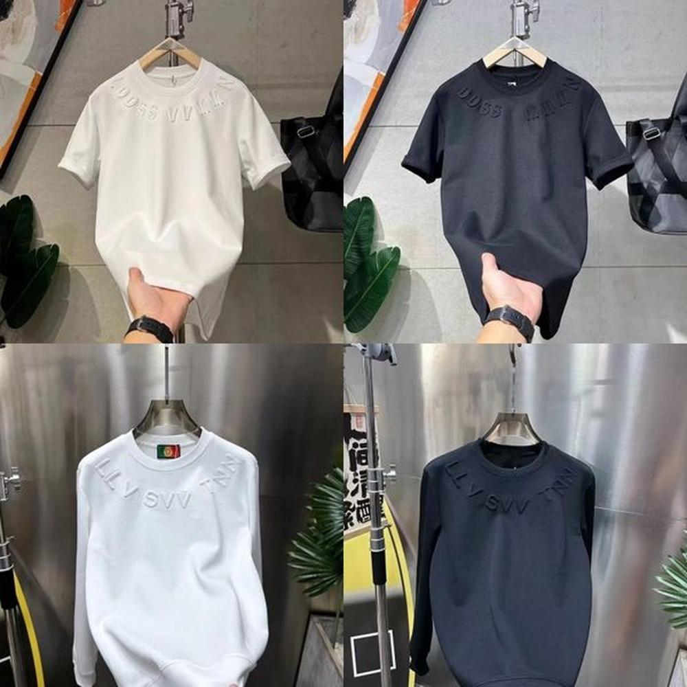 Mens Designer T-shirt Casual Mens Womens T-shirt Letters 3D Stereoscopic printed short sleeve best-selling luxury men's hip hop clothin