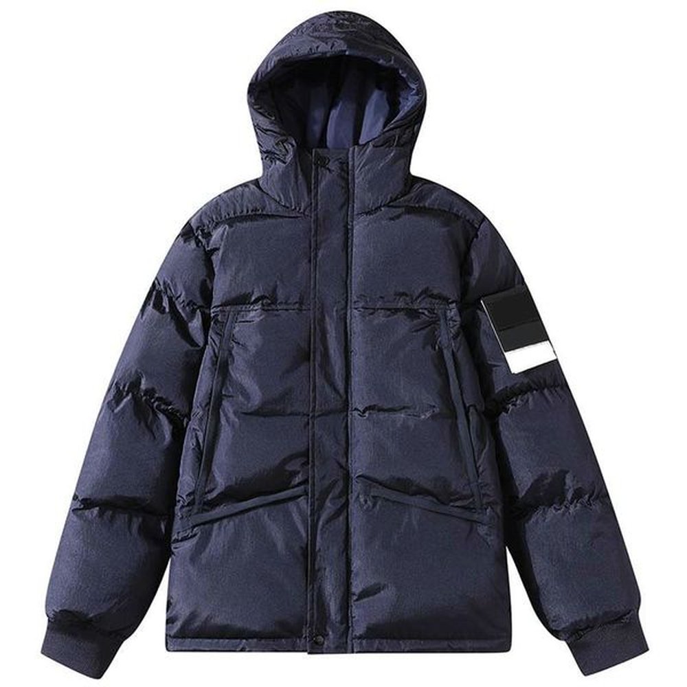mens down jacket Brand mens parkas 21fw metal nylon down cotton jacket warm embroidered Cuff Coat parka y2kk1222