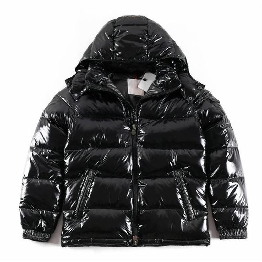 Mens down jacket parkas black purffer coats hooded quality casual feather outwear keep warm thick double zipper White duck down filling