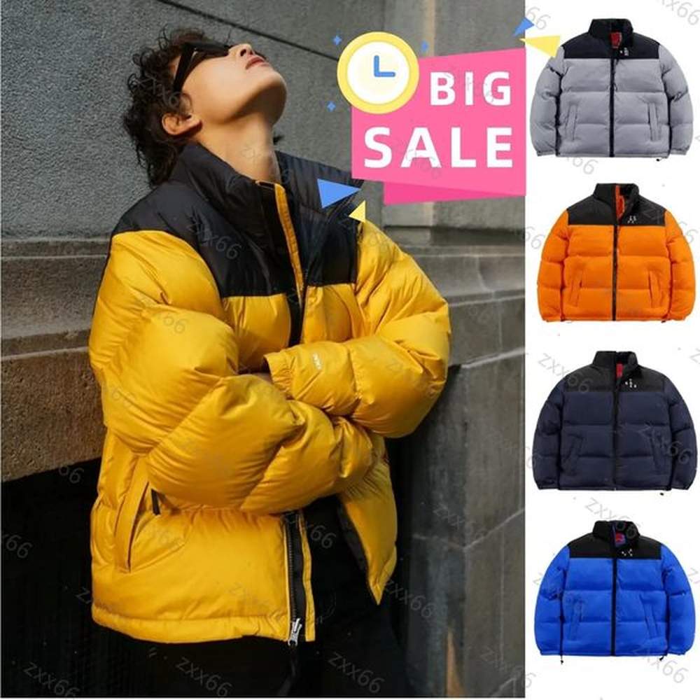 mens down jacket winter puffer jacket designer coats jackets unisex tops embroidery Stand Collar Loose Thick zipper Fashion winter outerwear