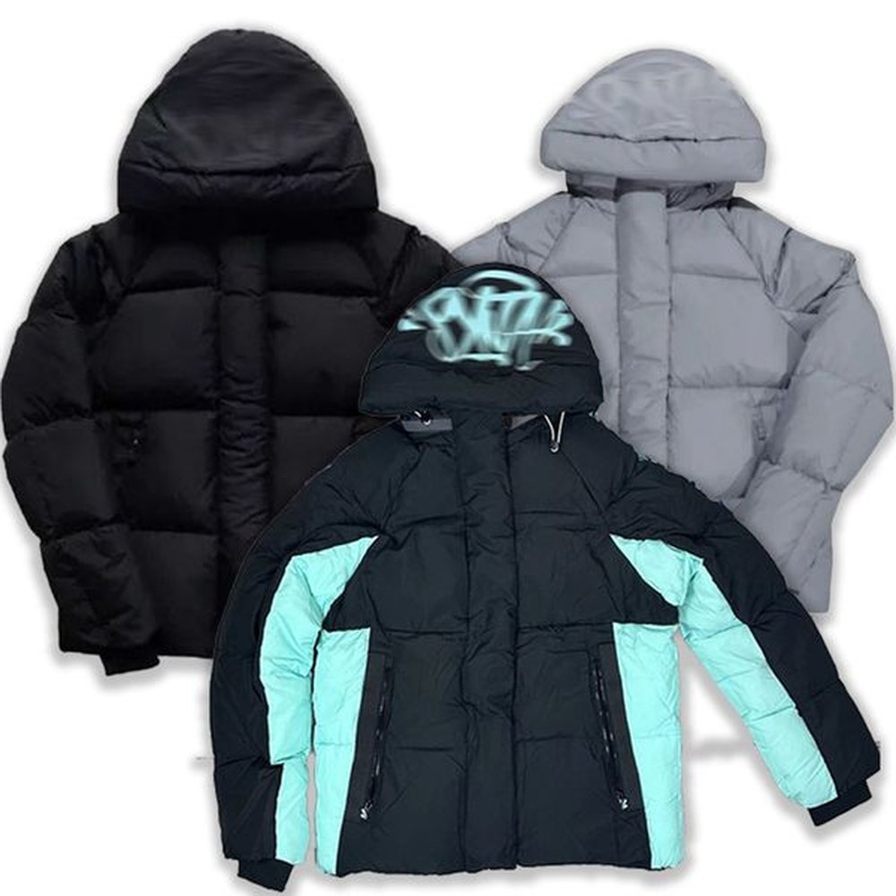 Men's Down & Parkas Designer men's down jacket European and American trend winter letter print street hip hop style women's h