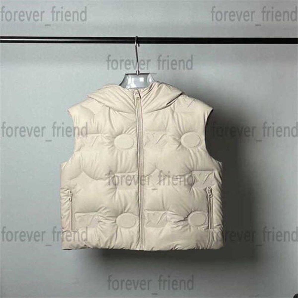 Men's Down Parkas designer plus size Outerwear Coats Designer Winter couple down jacket vest relief pattern men's