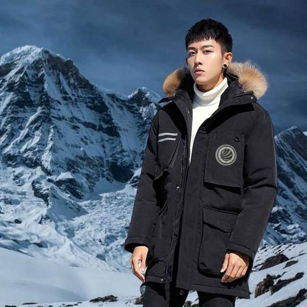 Men's Down Parkas Down jacket couples trendy jacket mens winter new style thickened Canadian style outdoor workwear S251162