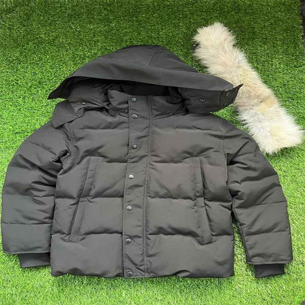 Men's Down Parkas Down Jacket Women Coat Real Big Wolf Fur Men Wyndham Overcoat Clothing Fashion Winter Outerwear Parka Q241111