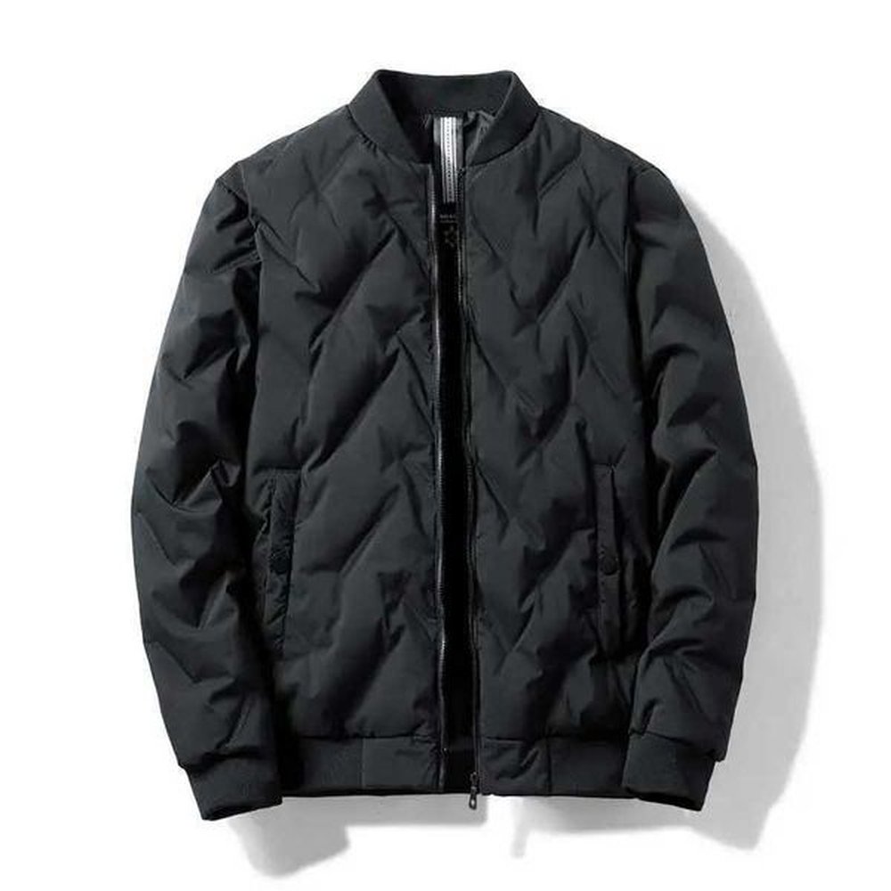 Men's Down Parkas Down Jackets Winter Men Plush Thick Warm Stand Up Collar Coat Mens Lock Temperature Windproof Down Jackets Casual Top