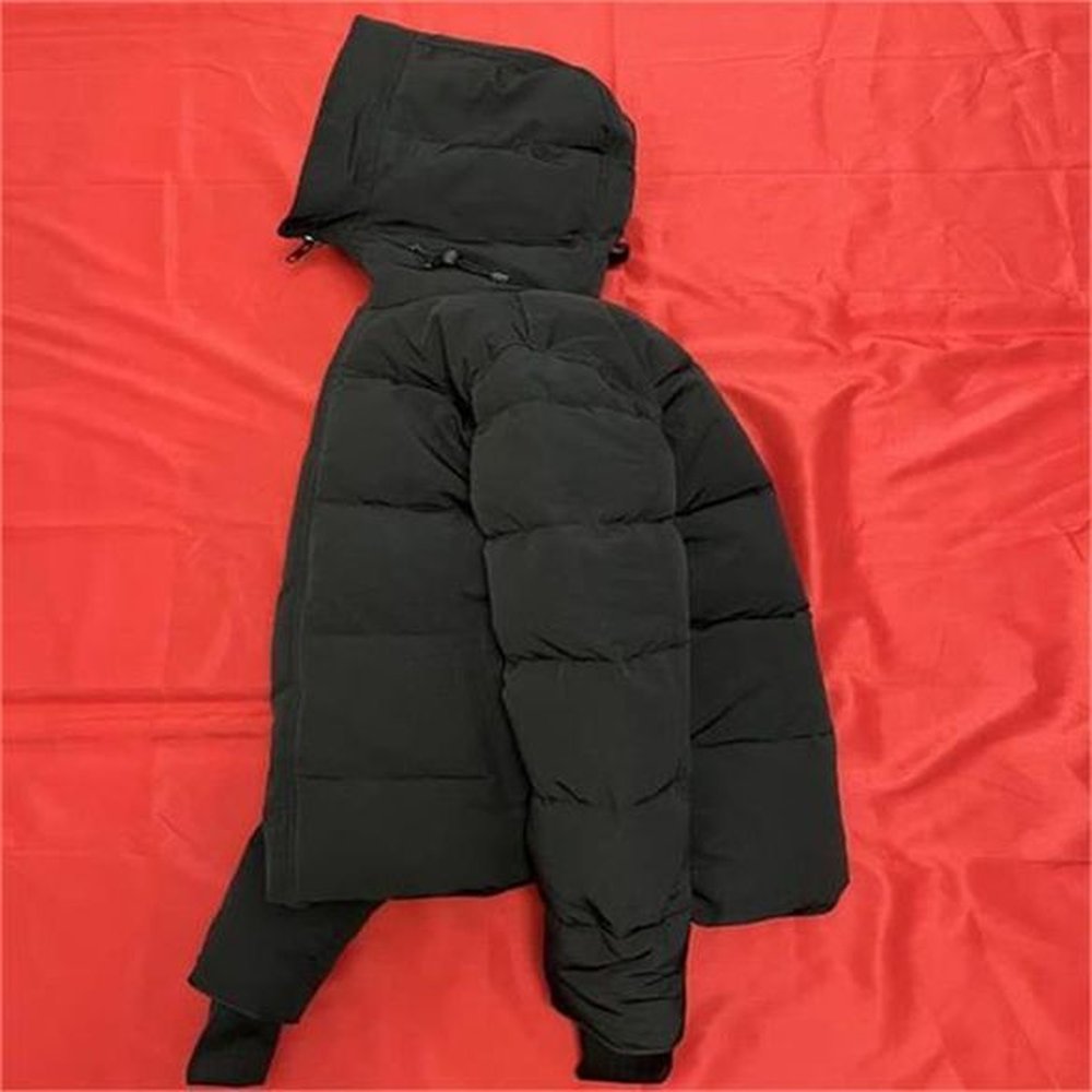 Men's Down Parkas Mens Black Down Jacket with Big Fur Hood Winter Warm Outerwear Thick Parka Coat 2024 H241123