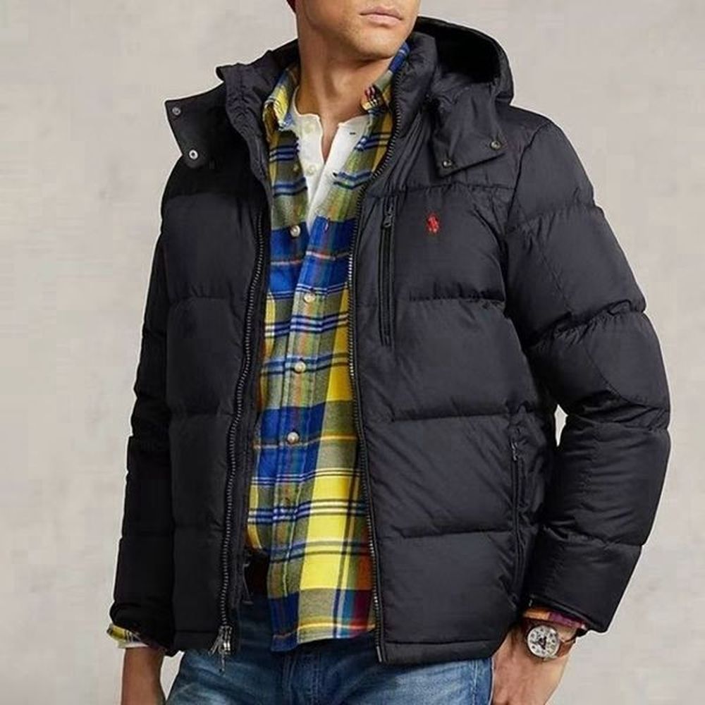 Men's Down Parkas Mens Polo Jacket Winter Fourrure Parka Homme Jassen Chaquetas Outerwear Wolf Fur Hooded Men Manteau Paris Puffer Jack