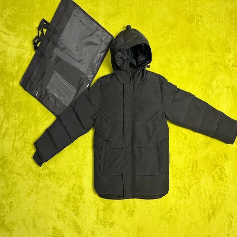 Men's Down Parkas Mens Winter Down Jacket Parka Waterproof Fur Hooded Warm Coat S-XXL H241123