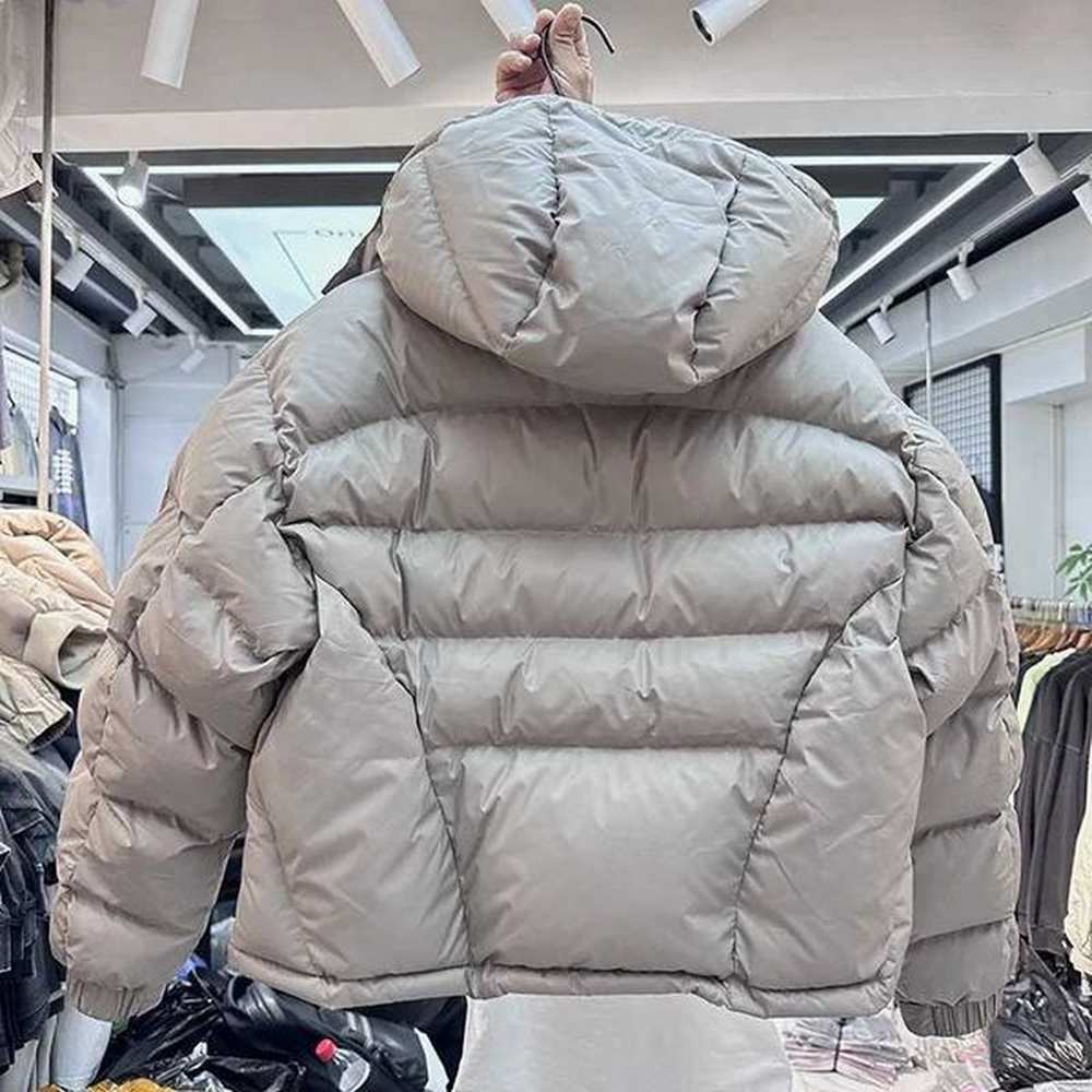 Men's Down Parkas Winter hooded down jacket thickened H241211
