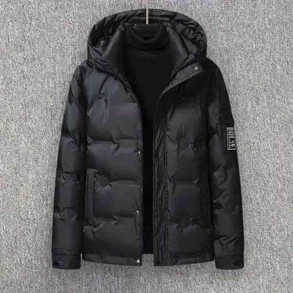 Men's Down Parkas Winter Mens Clothing Thermal Windbreak Light Down Jackets Casual Fashion Handsome Short Style White Duck Down Jacket