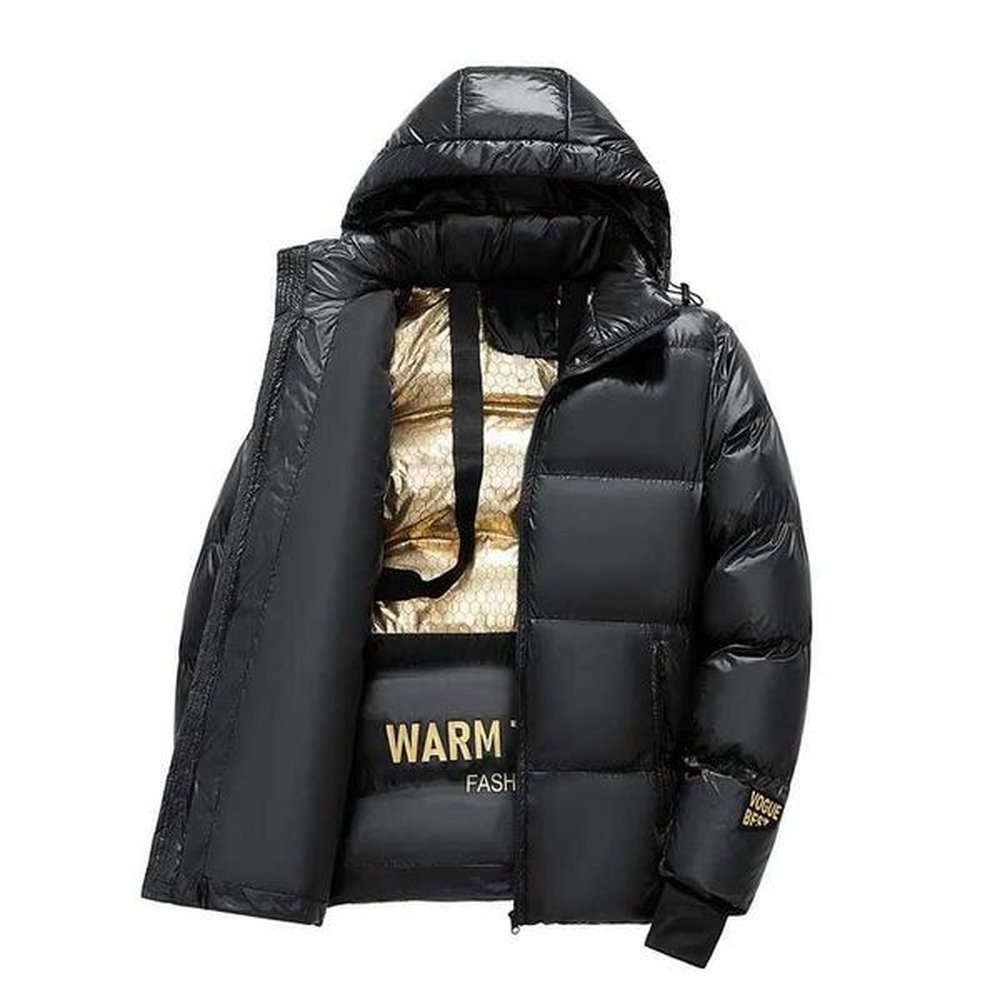 Men's Down Parkas Wintercotton Coat Men Women Hooded Puffer Jacket Hooded Waterproof Warm Casual Style Stone Charcoal Black Padded Jack